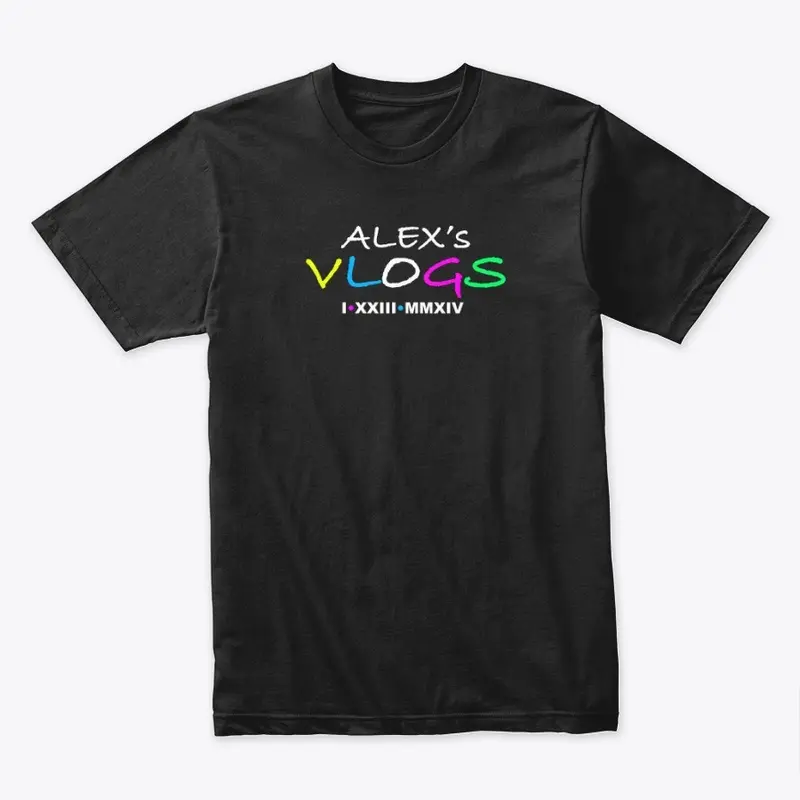 "ALEX'S VLOGS" LIMITED EDITION TEE