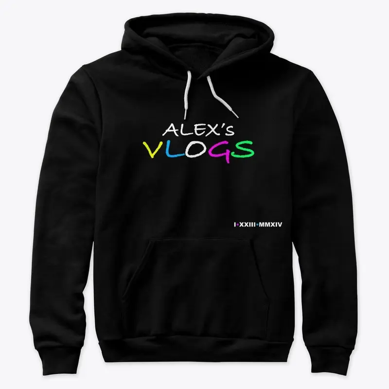 "ALEX'S VLOGS" LIMITED EDITION HOODIE